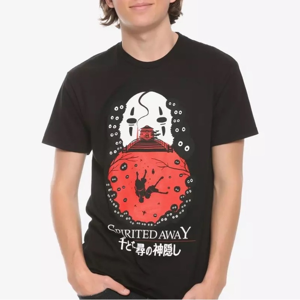 🩵SALE🩵 Black Spirited Away Studio Ghibli Top T Shirt
